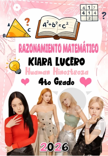 Blackpink Caratula Razonamiento Matematico